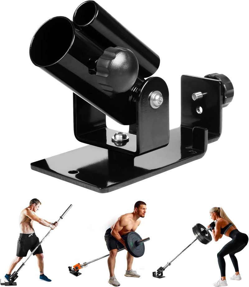 Yes4All Exercise Machine Adjustable T Bar Row Attachment, D Row Handle/Landmine Handle Attachment with Textured Rubber Handles - Image 1